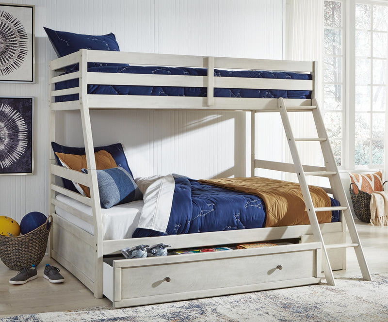 Robbinsdale Twin over Full Bunk Bed with Storage
