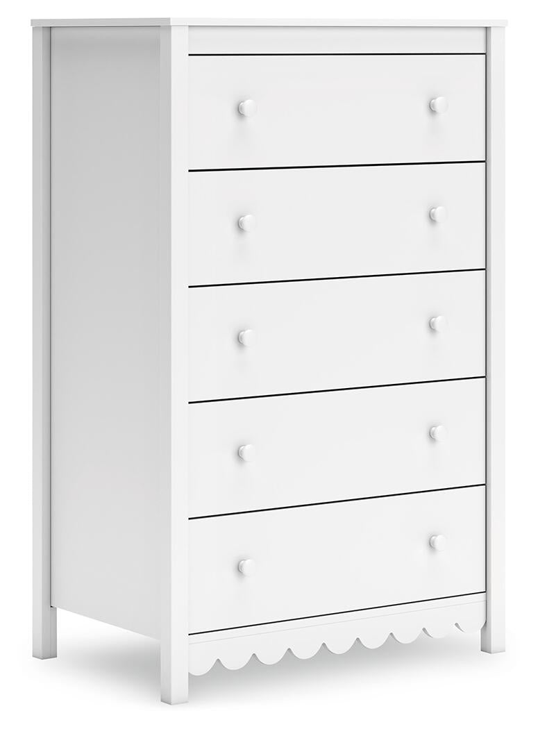 Hallityn Five Drawer Chest