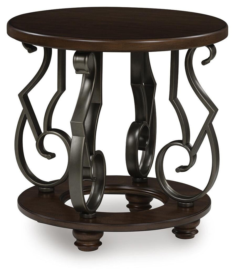 Frallyn Round End Table