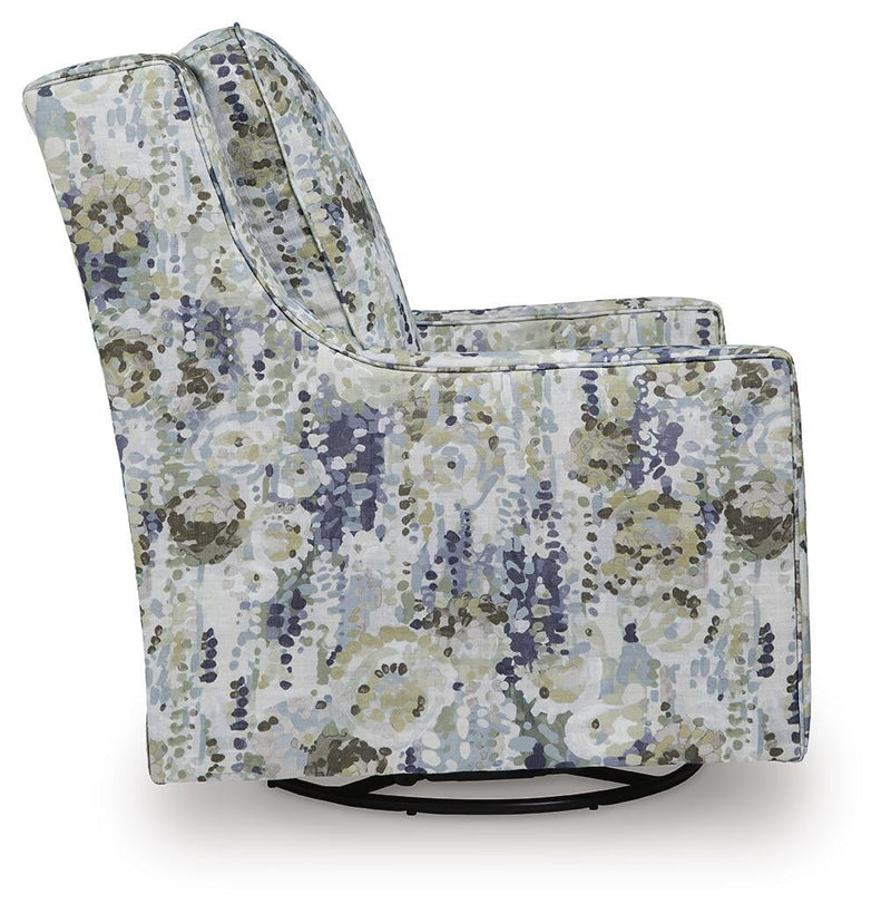 Dustinford Swivel Glider Accent Chair