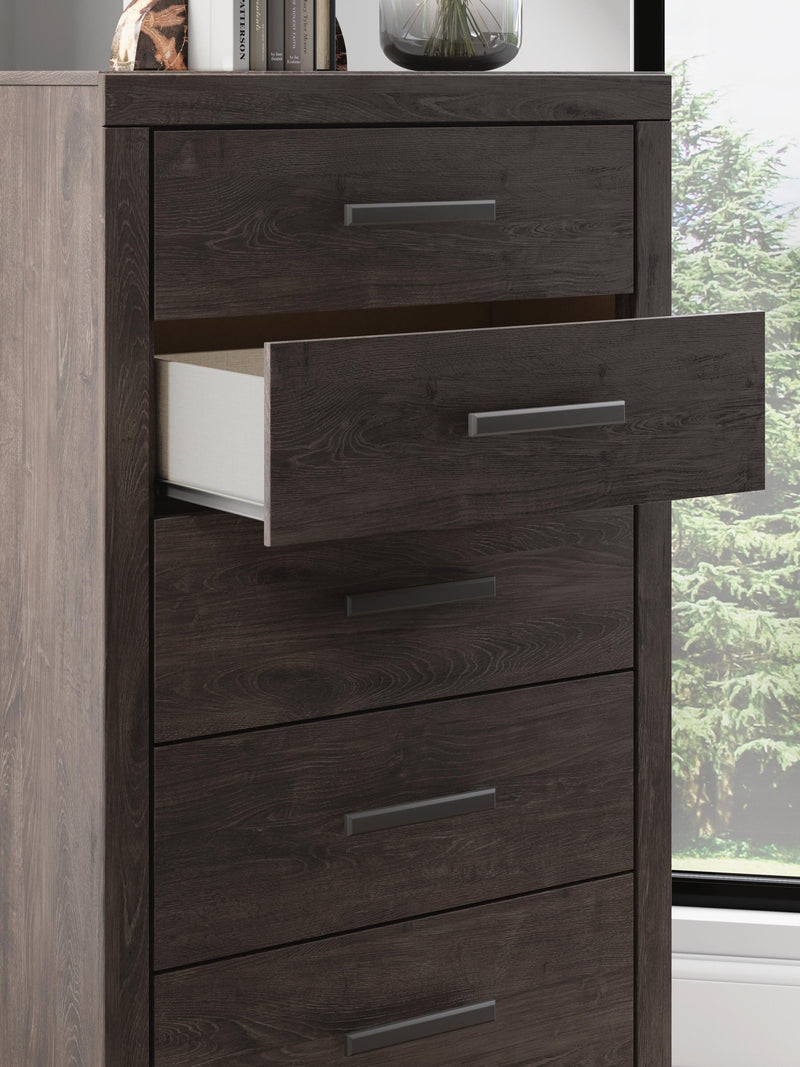 Prendonea Five Drawer Chest