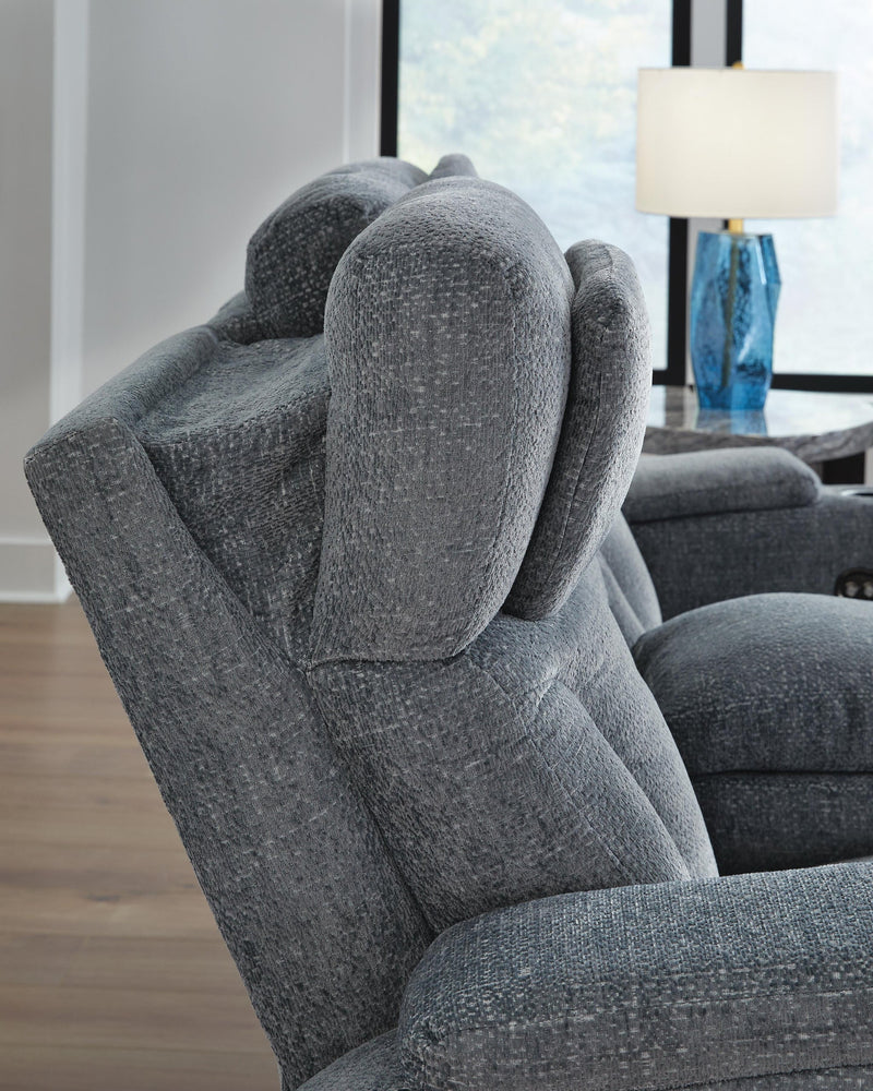 Studio Cave PWR REC Loveseat/CON/ADJ HDRST