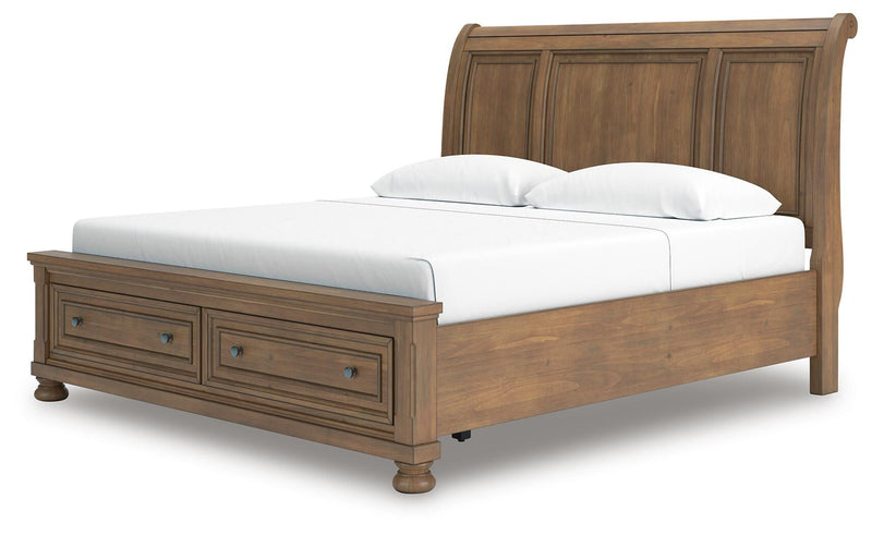 Feddinger King Storage Sleigh Bed