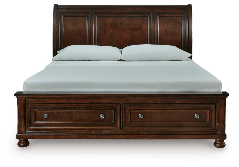 Porter California King Sleigh Storage Bed
