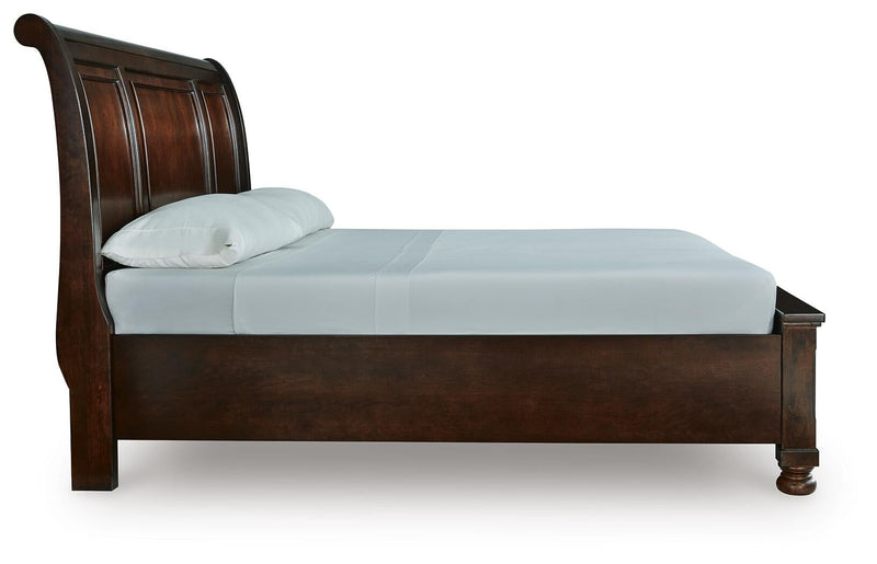 Porter California King Sleigh Storage Bed