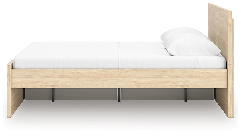 Onita Queen Panel Platform Bed with 1 Side Storage