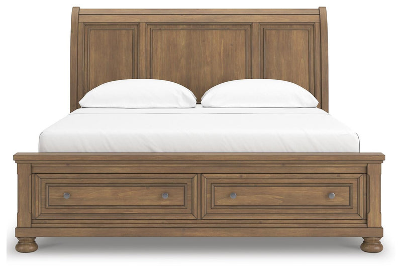 Feddinger California King Storage Sleigh Bed