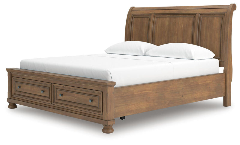 Feddinger California King Storage Sleigh Bed
