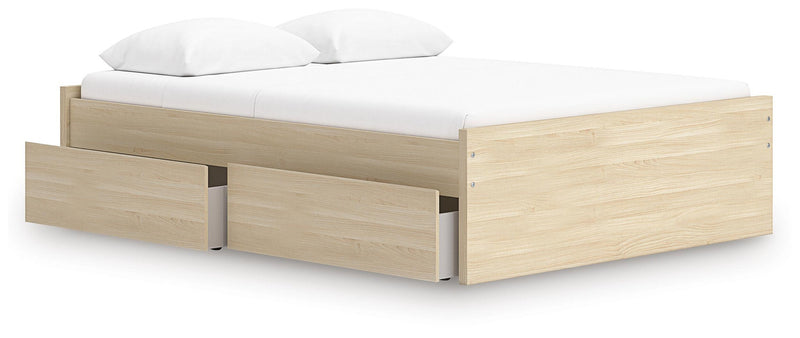 Onita Queen Platform Bed with 2 Side Storage