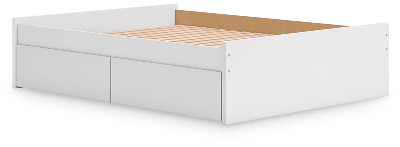 Onita Queen Platform Bed with 1 Side Storage