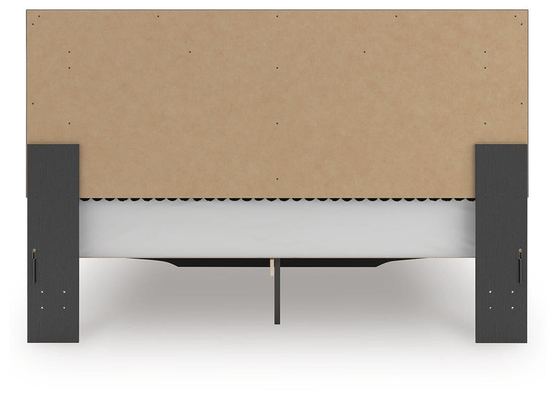 Zuraleus King Upholstered Panel Storage Bed