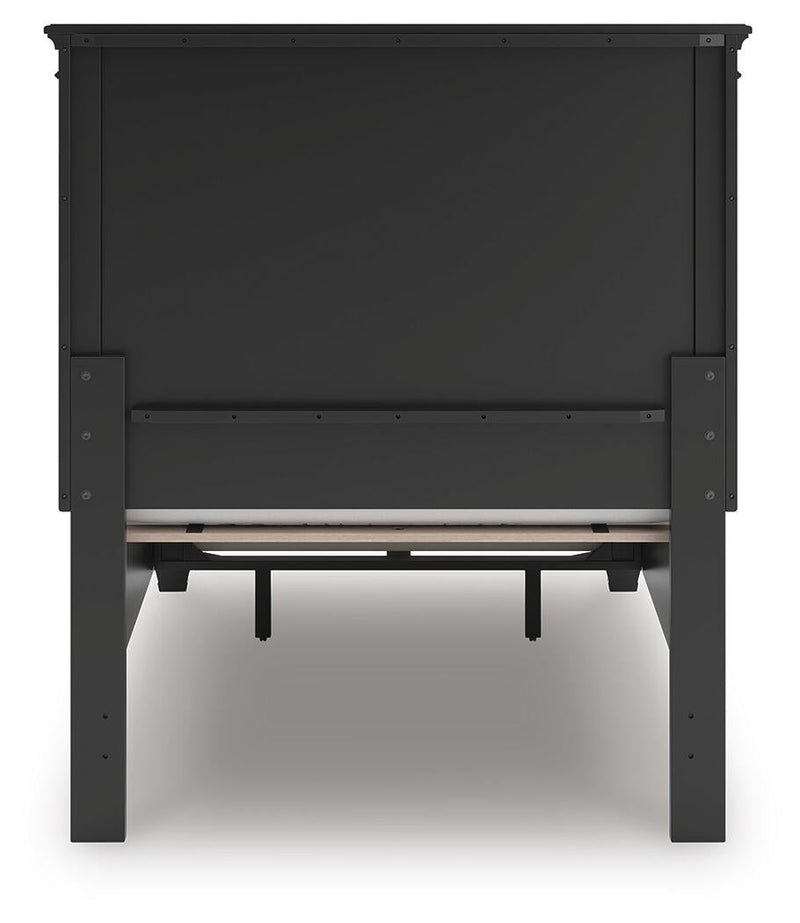 Lanolee Twin Panel Storage Bed