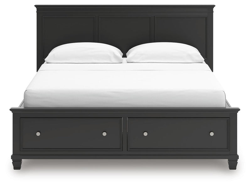 Lanolee California King Panel Storage Bed