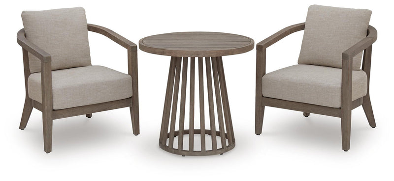 Joy Lagoon Chairs w/CUSH/Table Set (3/CN)