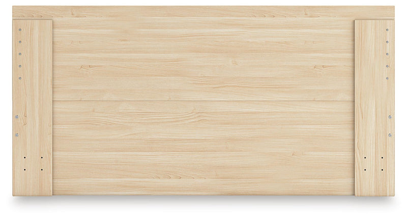 Onita King Panel Platform Bed with 1 Side Storage