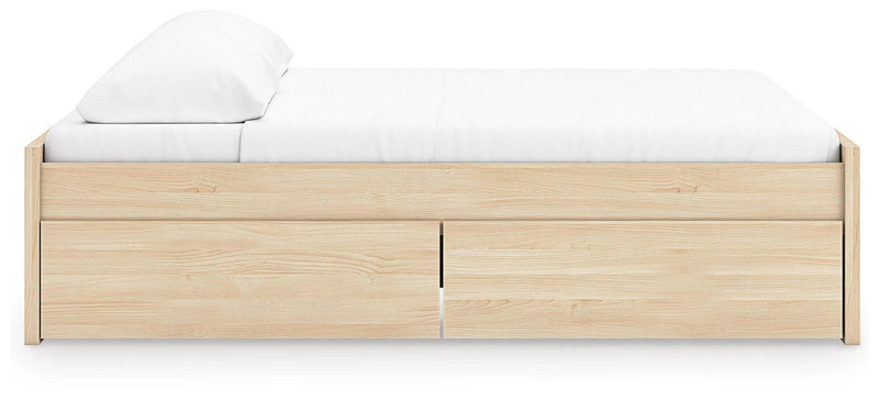 Onita King Platform Bed with 1 Side Storage
