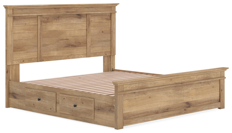 Makidern King Panel Storage Bed