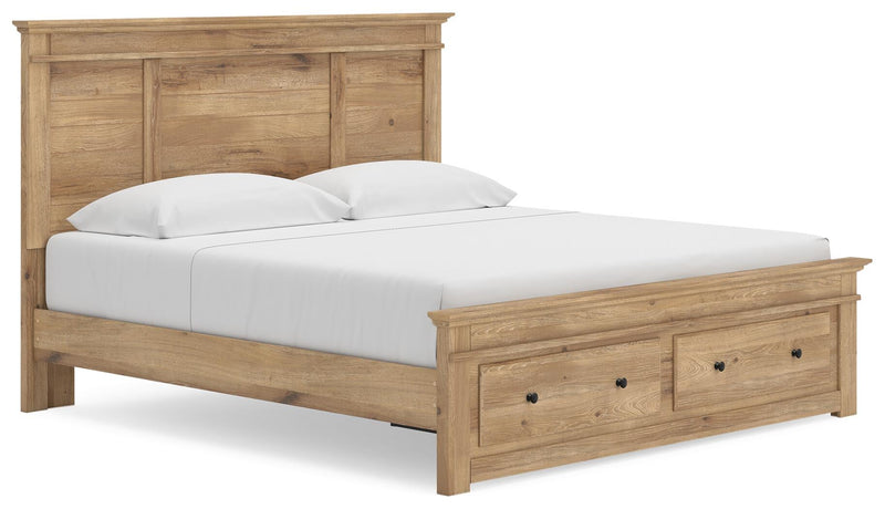 Makidern King Panel Storage Bed