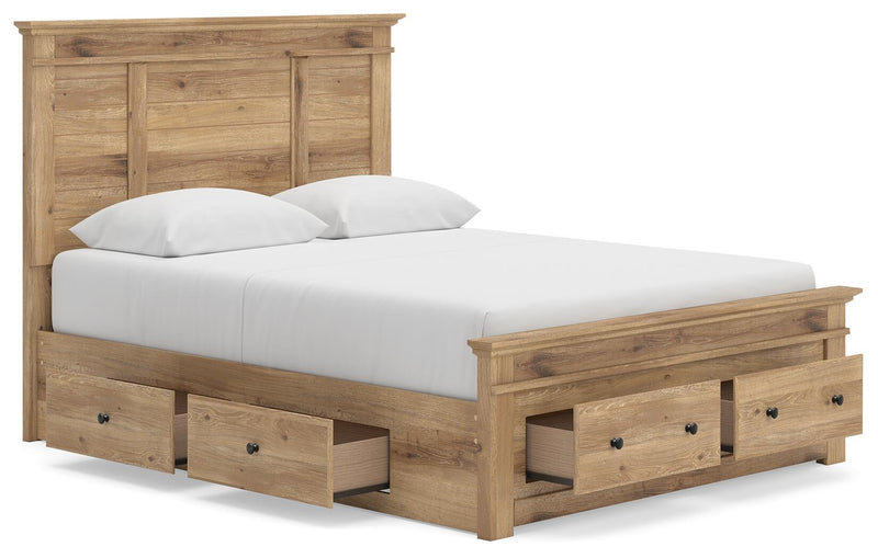 Makidern Queen Panel Storage Bed