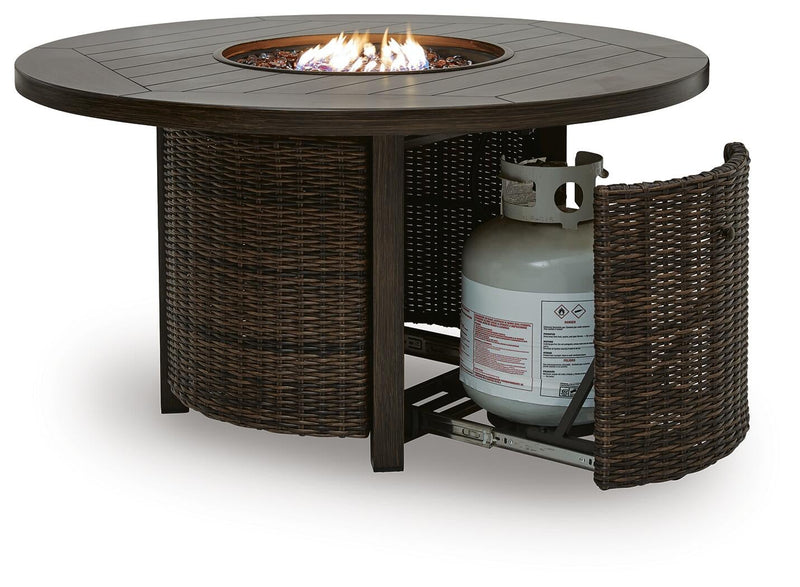 Monterey Point Round Fire Pit Table