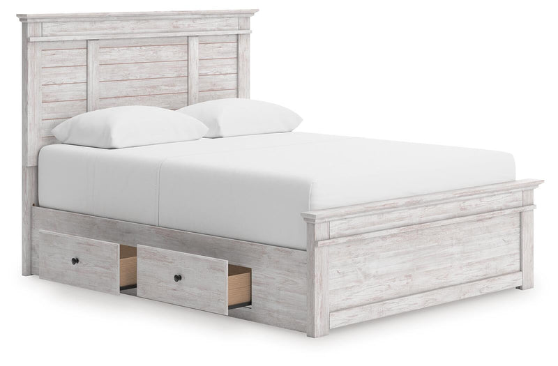 Makidern Queen Panel Storage Bed