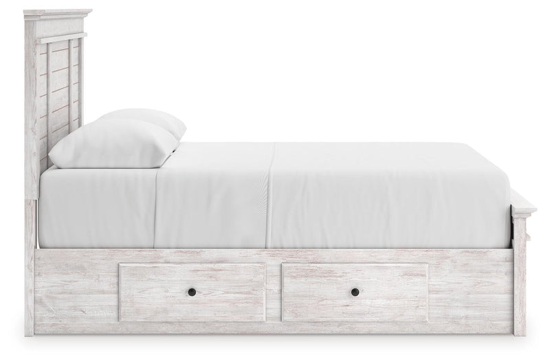 Makidern Queen Panel Storage Bed