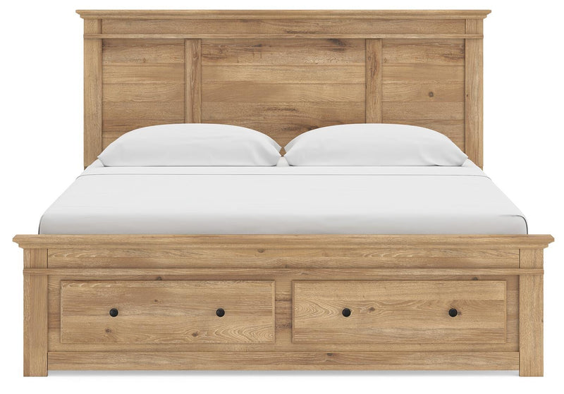 Makidern King Panel Storage Bed