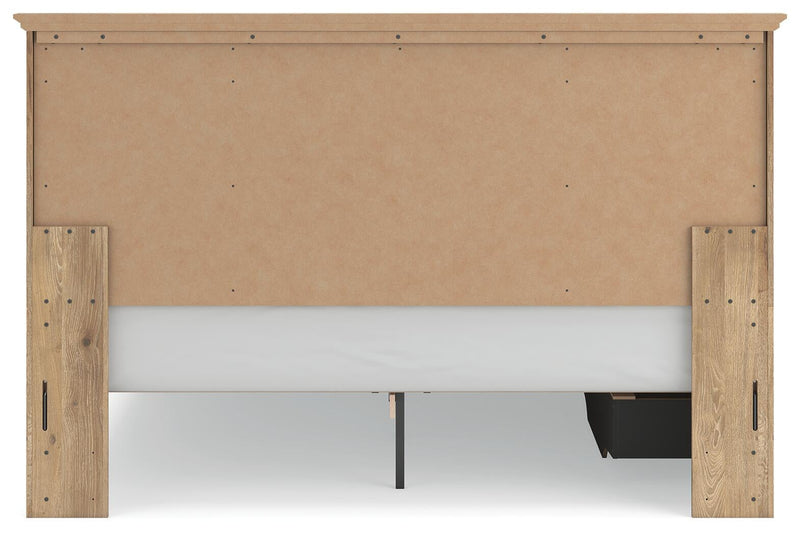 Makidern King Panel Storage Bed