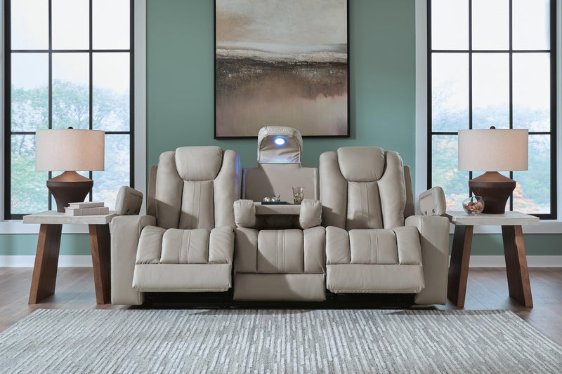 Elevate Edges REC Sofa w/Drop Down Table