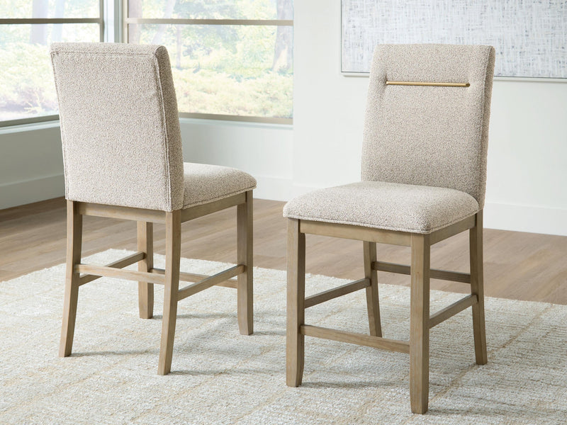 Lasinger Upholstered Barstool (2/CN)