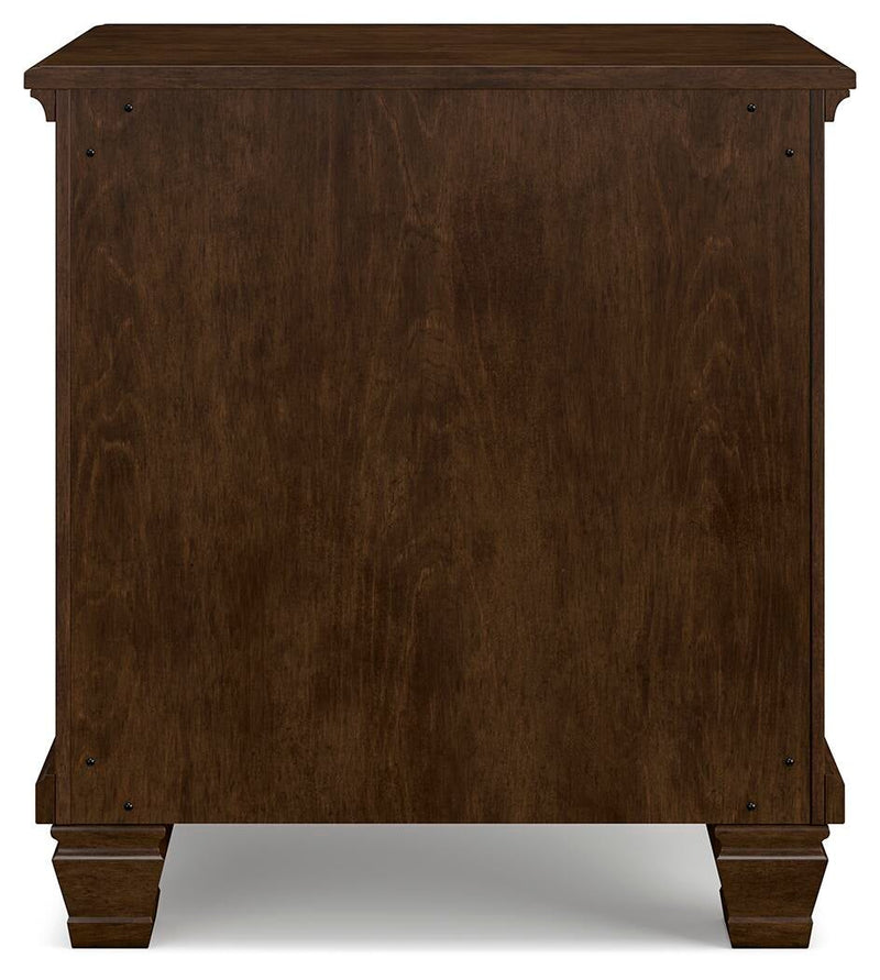 Danabrin Twin Panel Bed with Mirrored Dresser and Nightstand