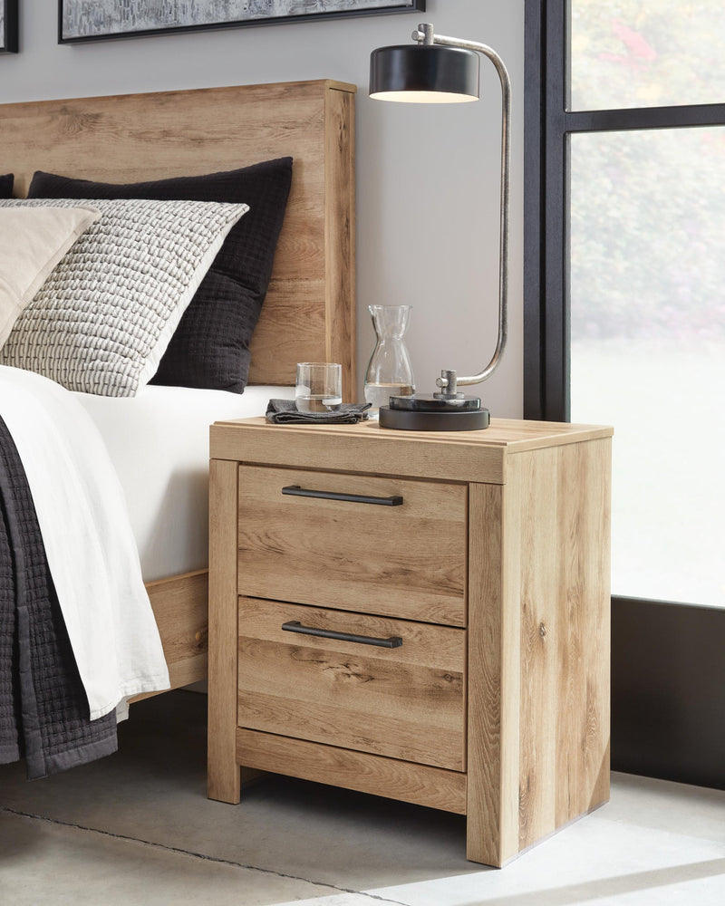 Hyanna Twin Panel Headboard, Dresser, Mirror, Chest and Nightstand