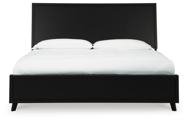 Danziar Queen Panel Bed, Dresser, Mirror and Nightstand