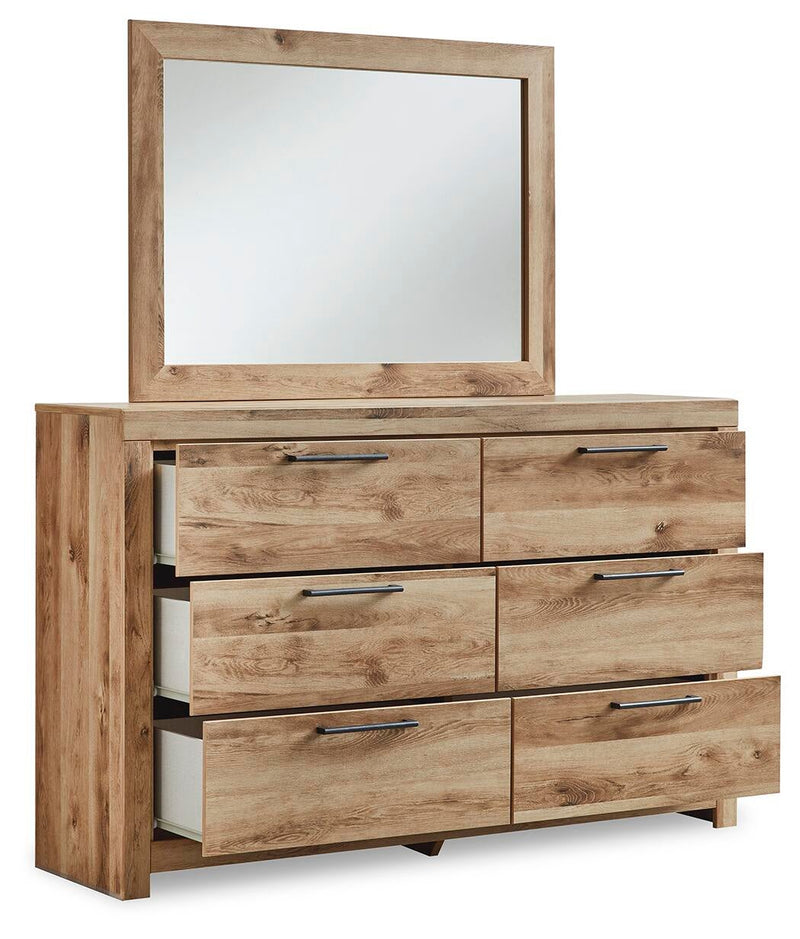 Hyanna Twin Panel Headboard, Dresser, Mirror and Nightstand