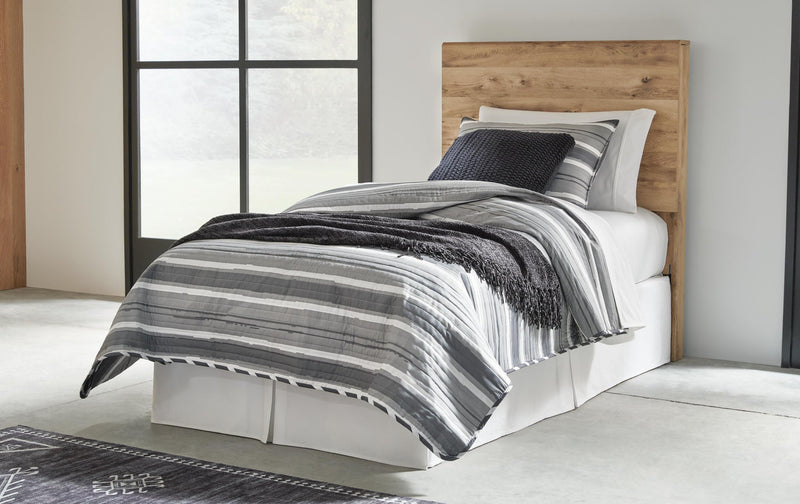 Hyanna Twin Panel Headboard, Dresser, Mirror and Nightstand