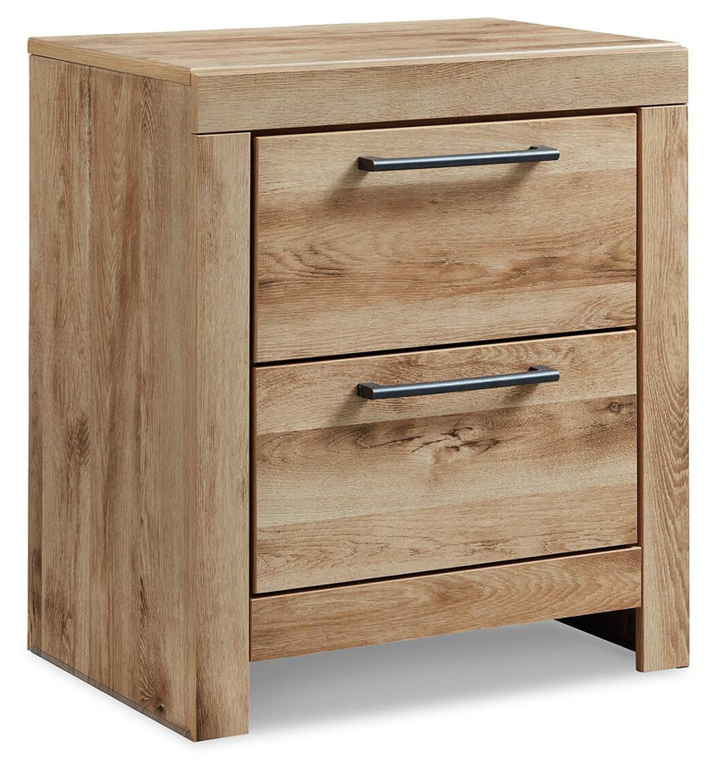 Hyanna Queen Panel Storage Bed with 1 Under Bed Storage Drawer, Dresser, Mirror and Nightstand