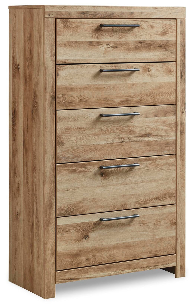 Hyanna Twin Panel Bed, Dresser, Mirror, Chest and Nightstand