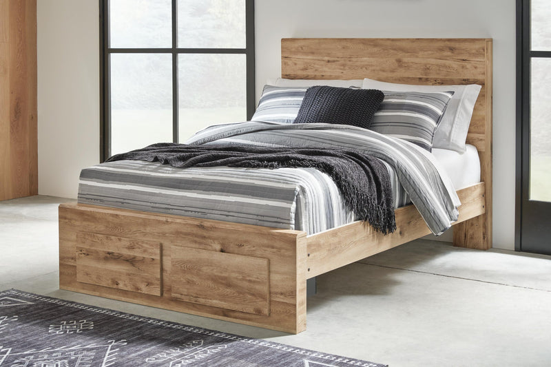 Hyanna Full Panel Storage Bed, Dresser, Mirror, Chest and Nightstand