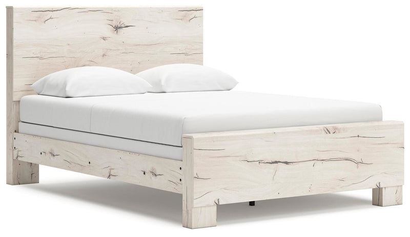 Lawroy Queen Panel Bed, Dresser and Mirror