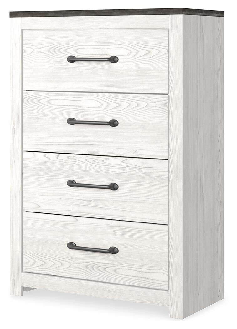 Gerridan Queen Panel Bed, Dresser, Mirror, Chest and Nightstand