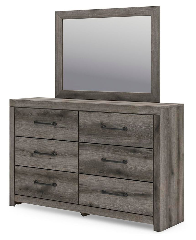 Urbanoore Twin Panel Bed with Storage, Dresser, Mirror and Nightstand