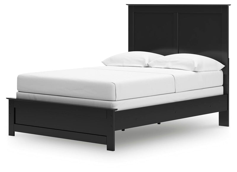 Maribel Full Panel Bed, Dresser and Mirror