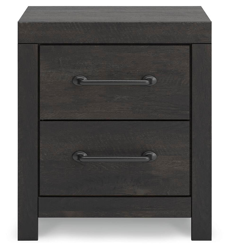 Delmorta Twin Panel Bed with Storage, Dresser, Mirror, Chest and Nightstand