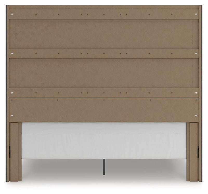 Parlayon King Panel Storage Bed, Dresser and Mirror