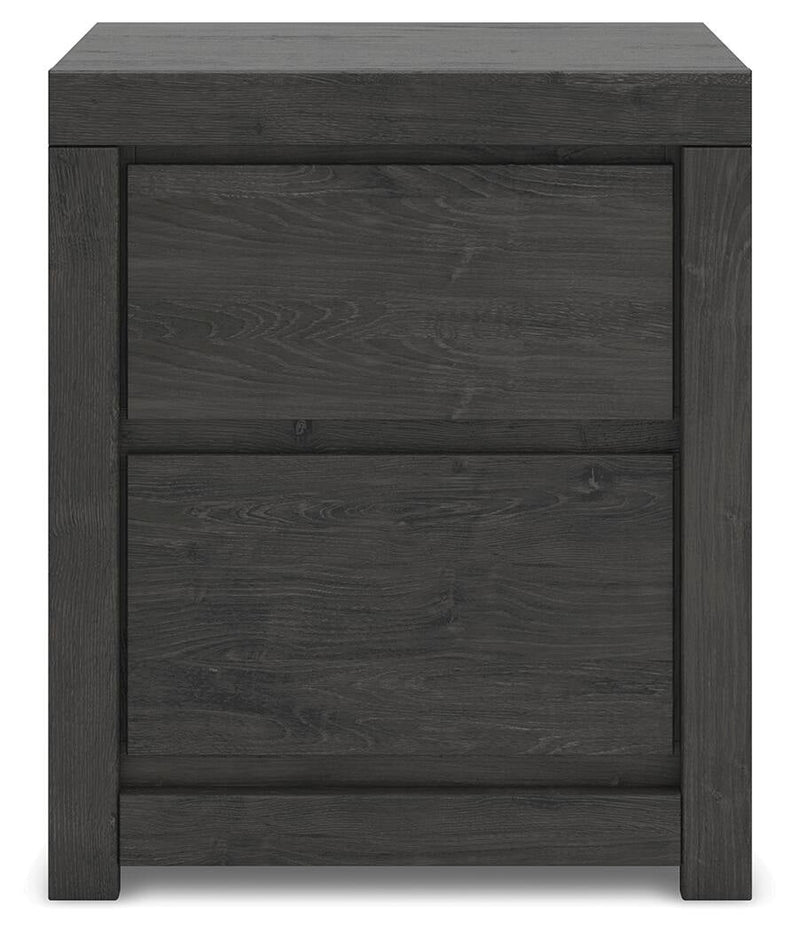 Parlayon Queen Panel Storage Bed, Dresser, Mirror, Chest and Nightstand