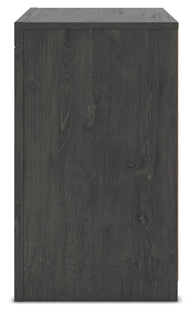 Parlayon Queen Panel Storage Bed, Dresser, Mirror, Chest and Nightstand