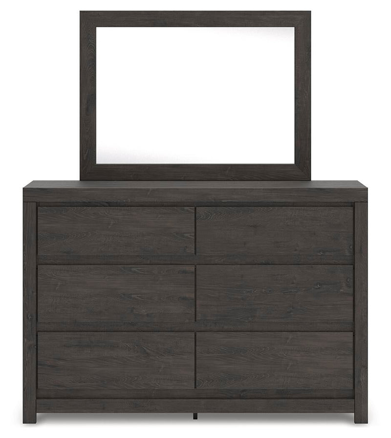 Parlayon Queen Panel Bed, Dresser and Mirror