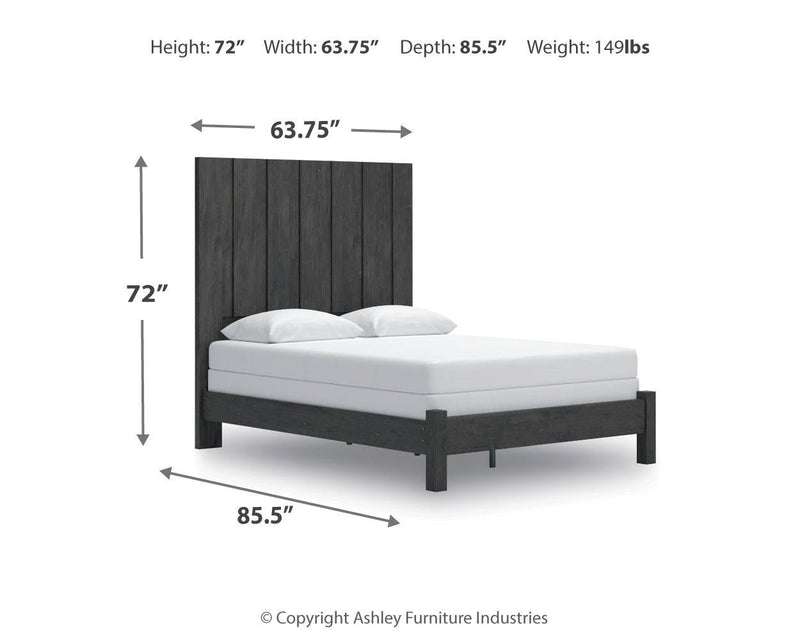 Parlayon Queen Panel Bed, Dresser and Mirror