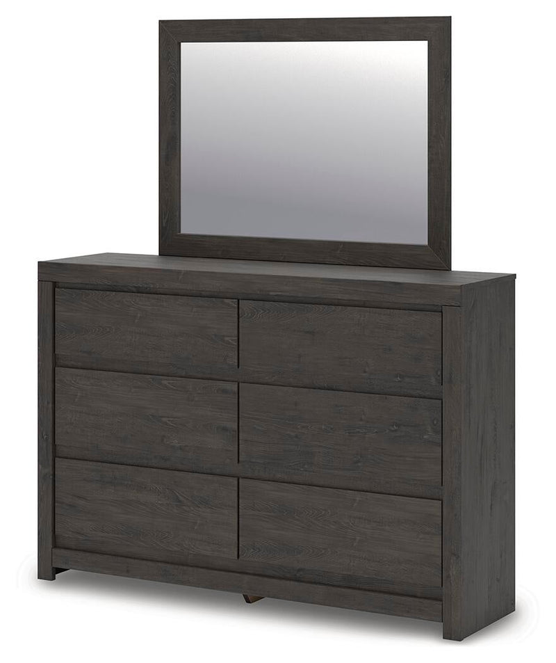 Parlayon Queen Panel Bed, Dresser, Mirror, Chest and Nightstand