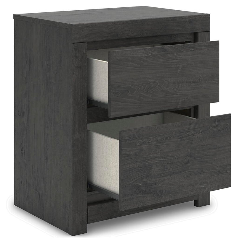 Parlayon Queen Panel Bed, Dresser, Mirror, Chest and Nightstand